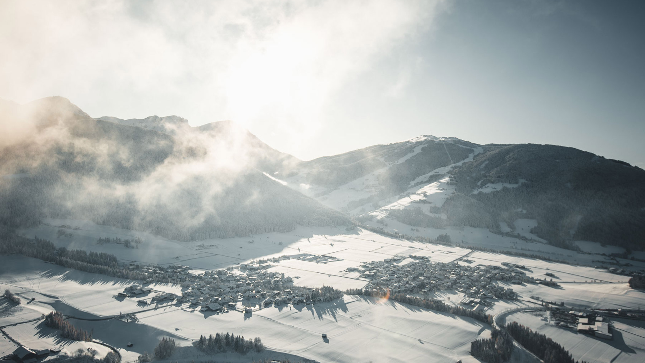 Winter panorama Olang