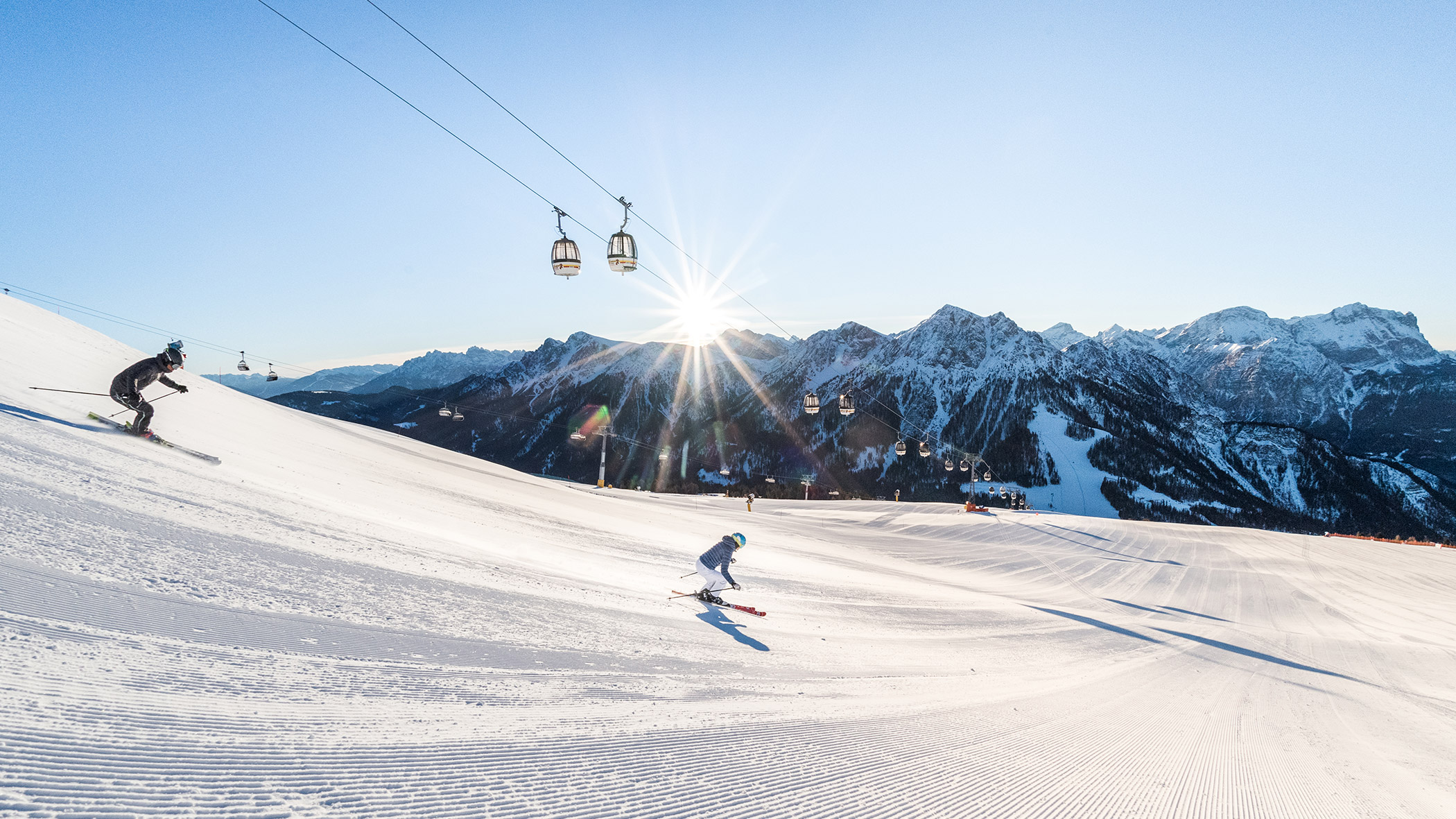 Skifahren im Winterurlaub