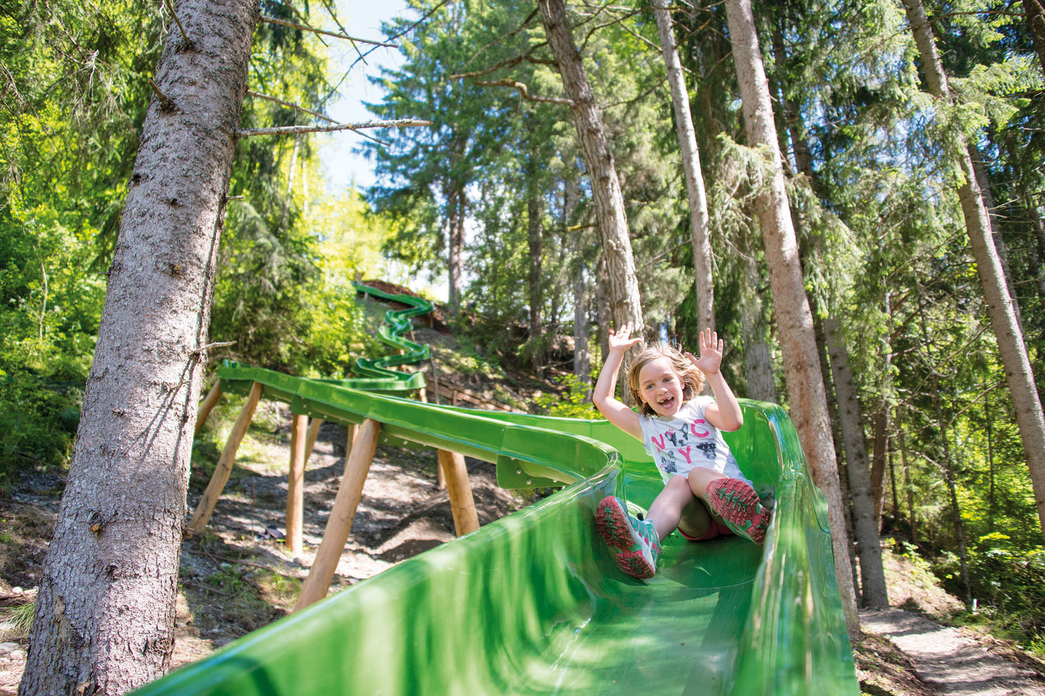 Giant slide children's world